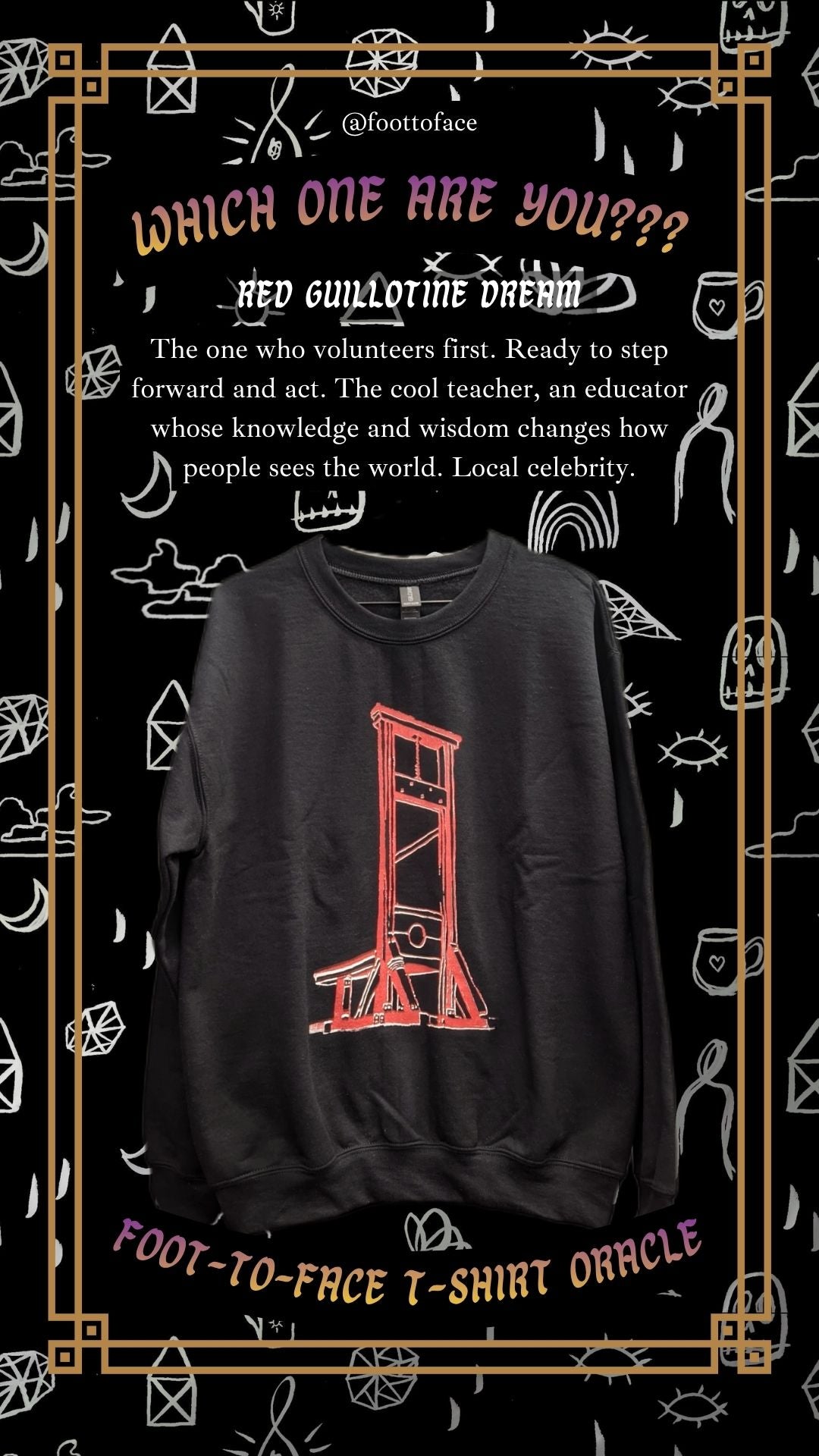 Guillotine Dream Sweatshirt - PRE-ORDER