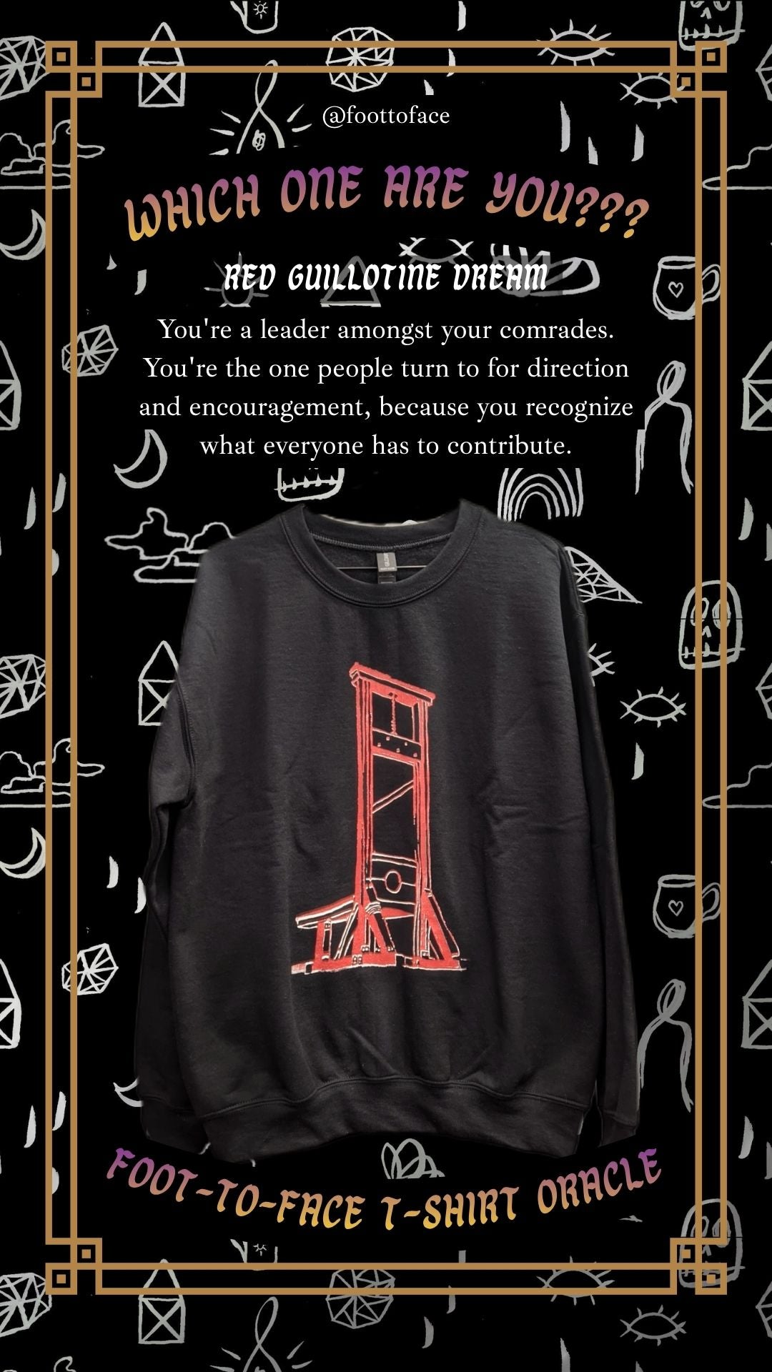 Guillotine Dream Sweatshirt - PRE-ORDER