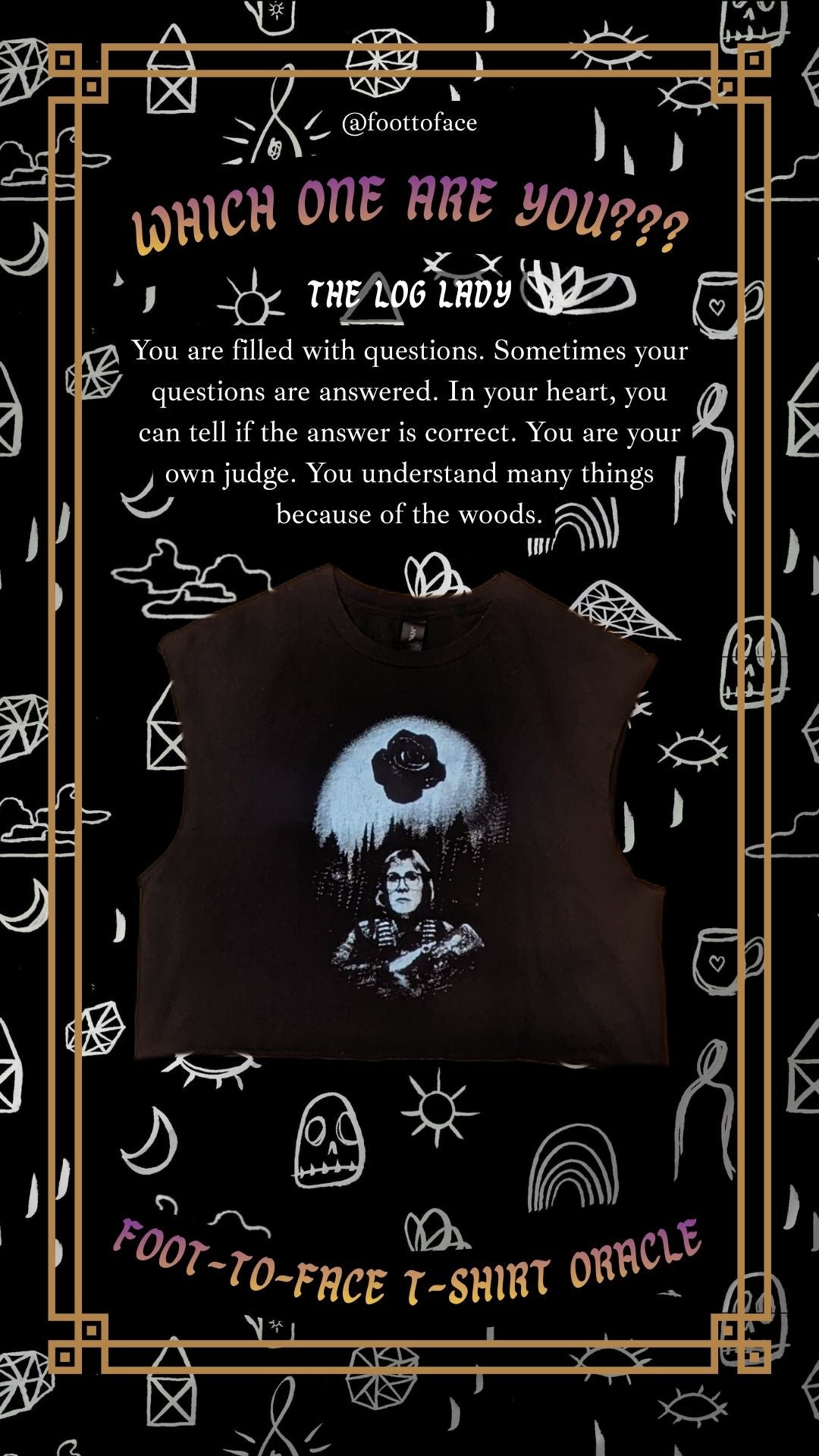 The Log Lady Tee - PRE-ORDER