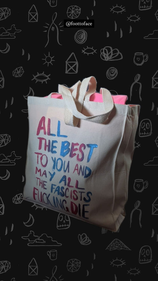 All the Best to You Tote - Large Canvas